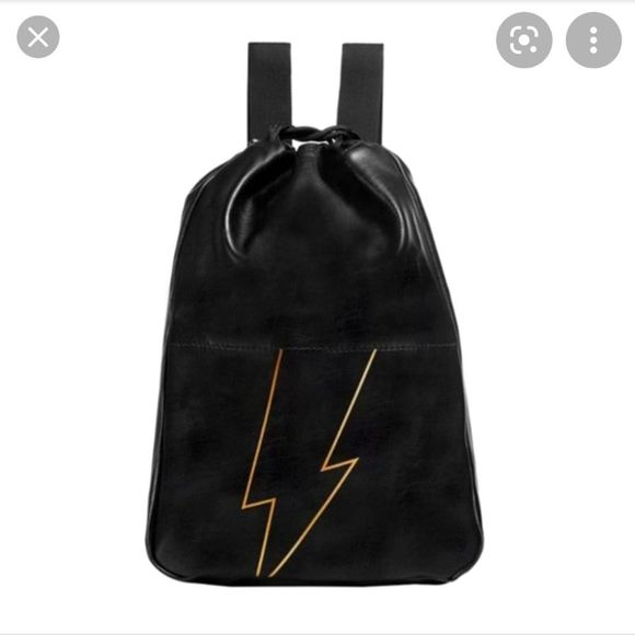Carolina Herrera Faux Leather Bad Boy Backpack - Picture 1 of 5